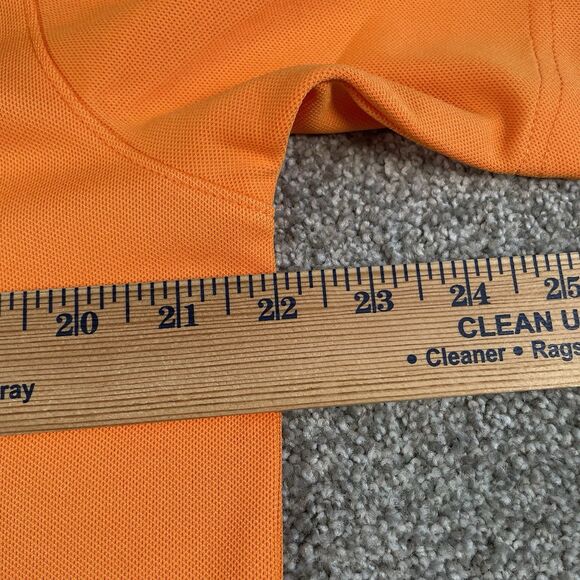 Loudmouth Golf Polo Shirt Mens Lightweight Performance Orange Size Medium NEW - Picture 11 of 12